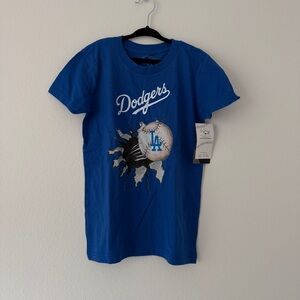 Tiny Turnip LA Dodgers Kids Tee Baseball Graphic – Size S (6–8) NWT